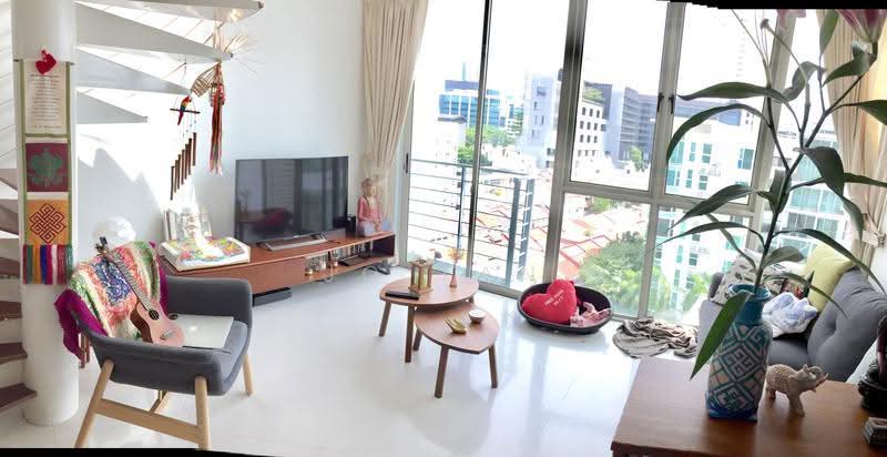Emily Residence, 3 Mount Emily Road, Orchard / River Valley, 1 Bedroom, 1,100 sqft, Apartment For Rent, by JO Tan, 19370290 - UNBLOCKED view and windy and bright - PropertyGuru.com.sg