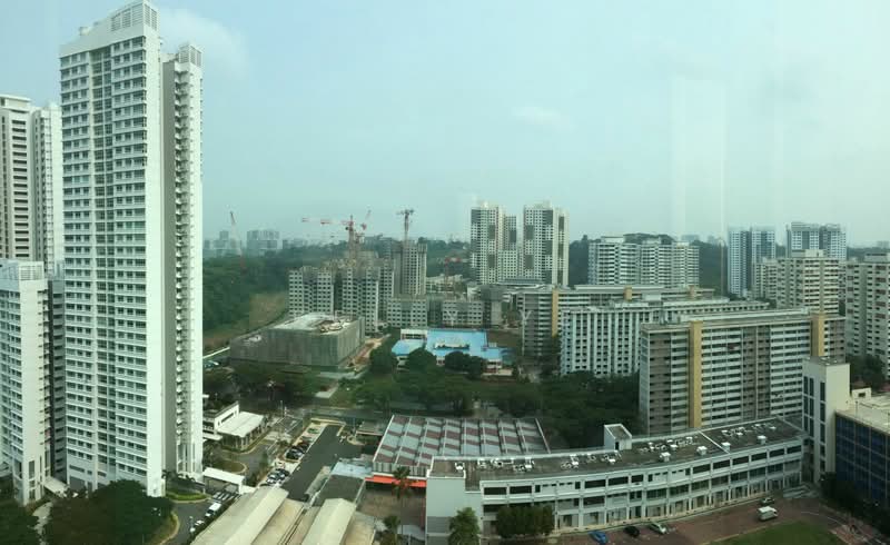 Skyline Residences, 610 Telok Blangah Road, 2 Bedrooms, 829 sqft, Condominium For Rent, by Kelly Ye, 19420517 - View from Living room - PropertyGuru.com.sg