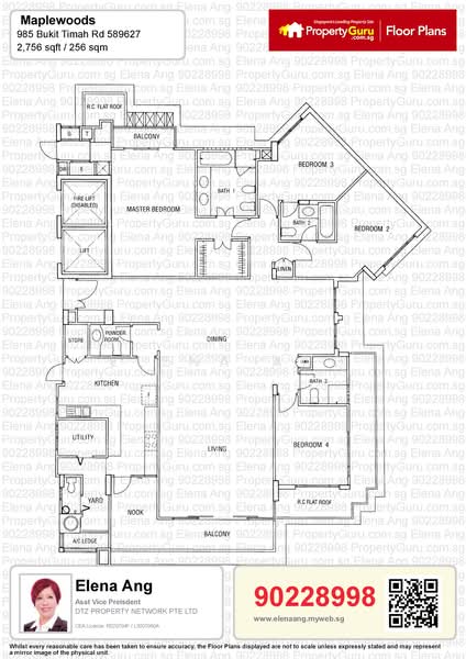 Maple Woods, 985 Bukit Timah Road, 4 Bedrooms, 2,917 sqft, Condominium For Rent, by Elena Ang, 19442398 - 4Beds-2,917sqft - PropertyGuru.com.sg