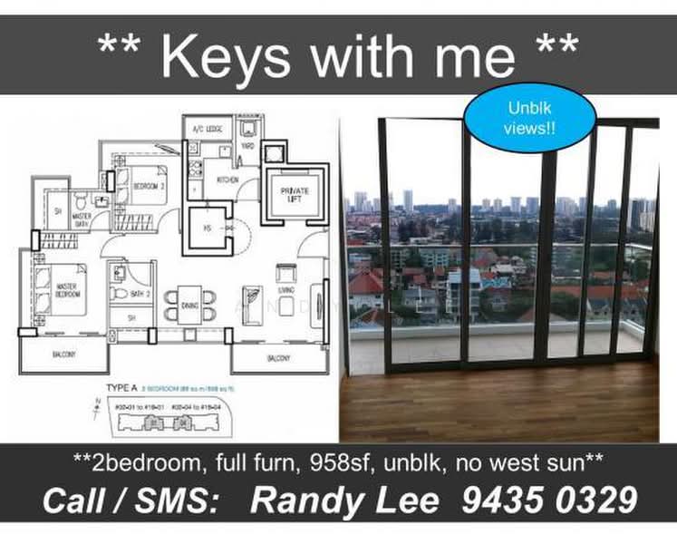 Esta Ruby, 500 Guillimard Road, 2 Bedrooms, 958 sqft, Condominium For Rent, by Randy Lee, 19509978 - 2Beds-958sqft - PropertyGuru.com.sg
