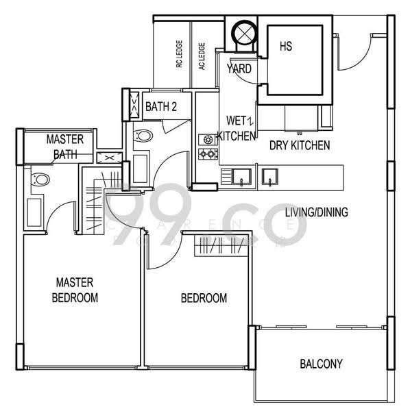 The Seawind @ Telok Kurau, 72 Lorong M Telok Kurau, East Coast / Marine Parade, 2 Bedrooms, 915 sqft, Condominium For Rent, by Clarence Foo 符策铭, 19511464 - PropertyGuru.com.sg