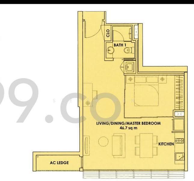 City Square Residences, 8 Kitchener Link, Farrer Park / Serangoon Rd, 1 Bedroom, 570 sqft, Condominium For Rent, by Steven Wen, 19527038 - PropertyGuru.com.sg