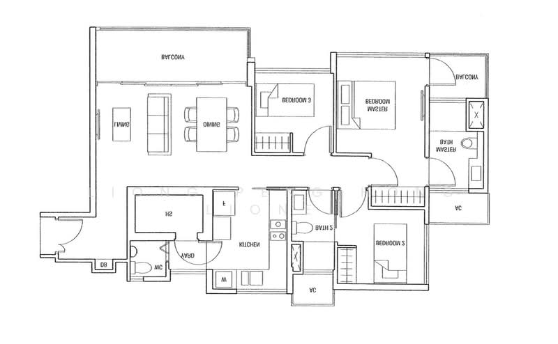 Bartley Residences, 1 Lorong How Sun, 3 Bedrooms, 1,098 sqft, Apartment For Rent, by PH Lionel Liong, 19543799 - PropertyGuru.com.sg