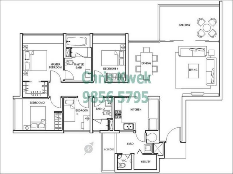 The Sea View, 31 Amber Road, East Coast / Marine Parade, 4 Bedrooms, 1,518 sqft, Condominium For Rent, by Chris Kwek, 19550852 - 4Bed-1,518 sqft - PropertyGuru.com.sg