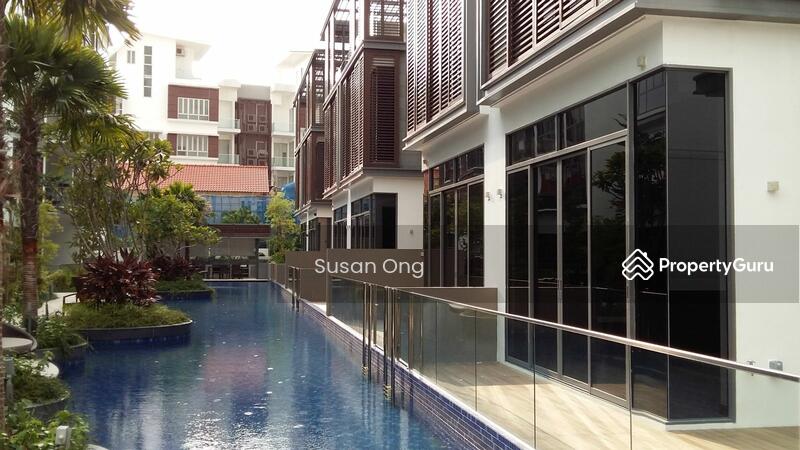 Partial of side pool view