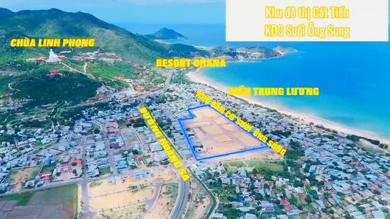 Đất ven biển du lịch Cát Tiến, tiềm năng sinh lời cao, giá đang còn rẻ