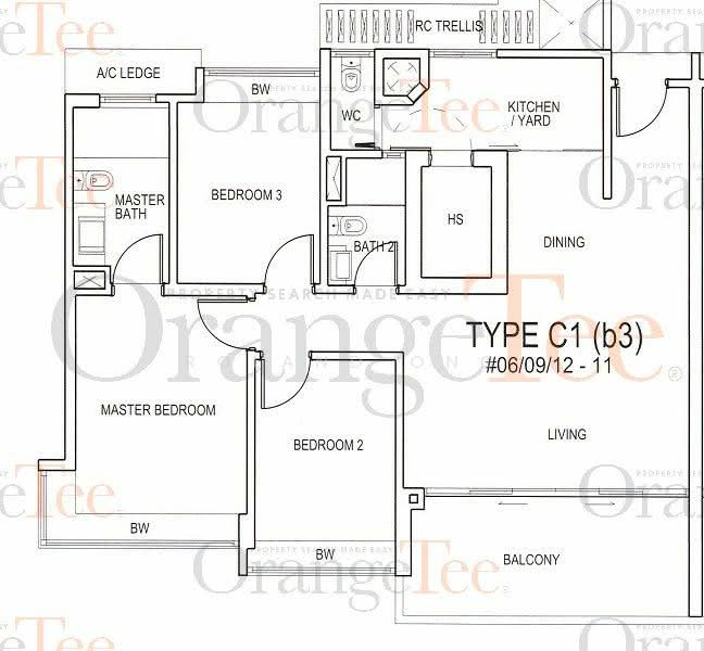 Waterfront Key, 778 Bedok Reservoir Road, 3 Bedrooms, 1,249 sqft, Condominium For Rent, by Roland Ong, 19592331 - PropertyGuru.com.sg