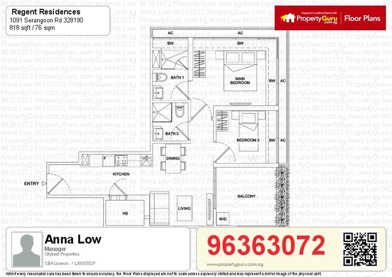 2Bed-818 sqft