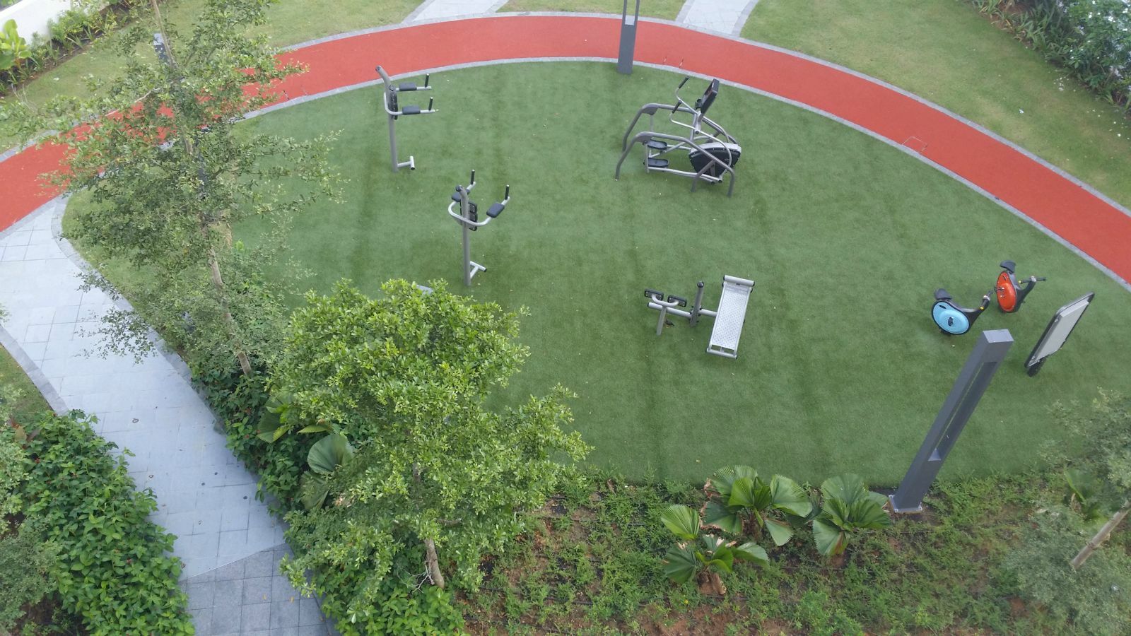 exercise place below unit