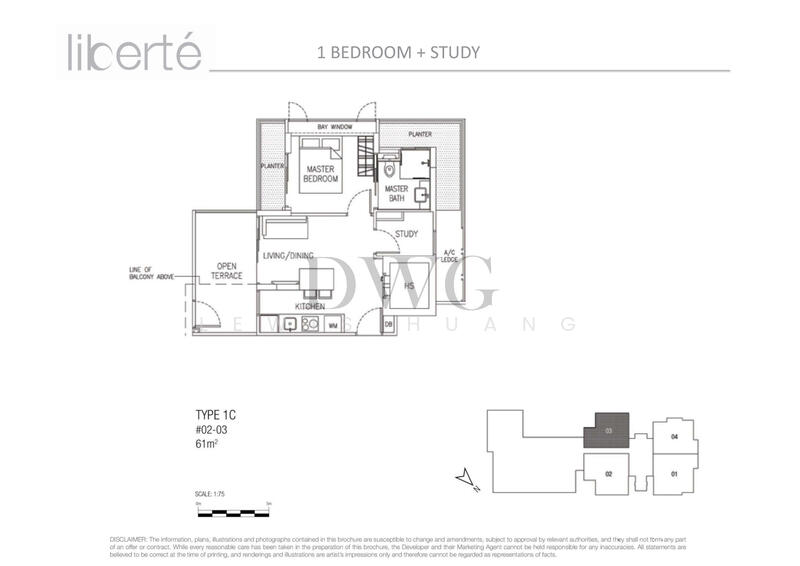 2Bed-764 sqft