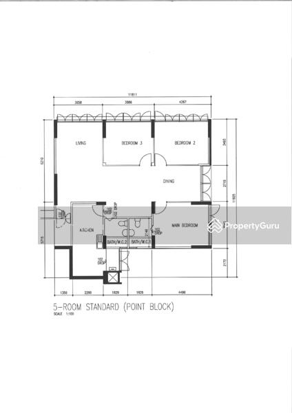 3Bed-1,259 sqft
