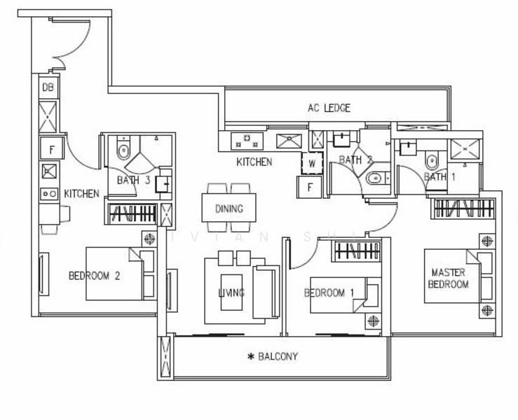 Eight Riversuites, 10 Whampoa East, 1 Bedroom, 350 sqft, Condominium For Rent, by Vivian Shi, 19645682 - PropertyGuru.com.sg