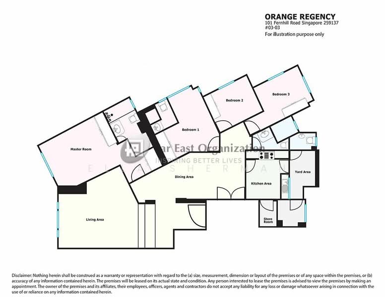 Orange Regency, 101 Fernhill Road, 4 Bedrooms, 2,433 sqft, Apartment For Rent, by Ella Sherman, 19659860 - PropertyGuru.com.sg