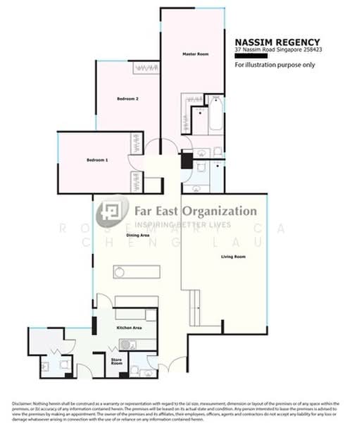Nassim Regency, 37 Nassim Road, 3 Bedrooms, 2,024 sqft, Apartment For Rent, by Rosemary Lau, 19709895 - 3Bed-2,056 sqft - PropertyGuru.com.sg