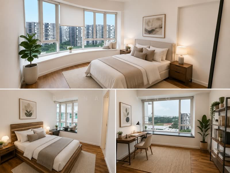 Blossoms @ Woodleigh, 14 Woodleigh Close, 4 Bedrooms, 1,410 sqft, Condominium For Rent, by Bernard Ying, 19713556 - AI generated Furnishing - PropertyGuru.com.sg