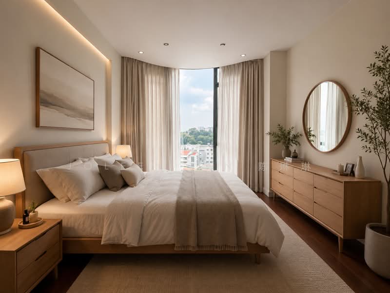 Thomson 800, 798 Thomson Road, 3 Bedrooms, 1,399 sqft, Condominium For Rent, by Joleen Tan 陈琳琳, 19718532 - Master bedroom with unblock view - PropertyGuru.com.sg
