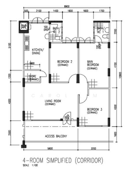 875 Yishun Street 81, 875 Yishun Street 81, 3 Bedrooms, 904 sqft, HDB Flat For Rent, by Carol Lim, 19759029 - PropertyGuru.com.sg