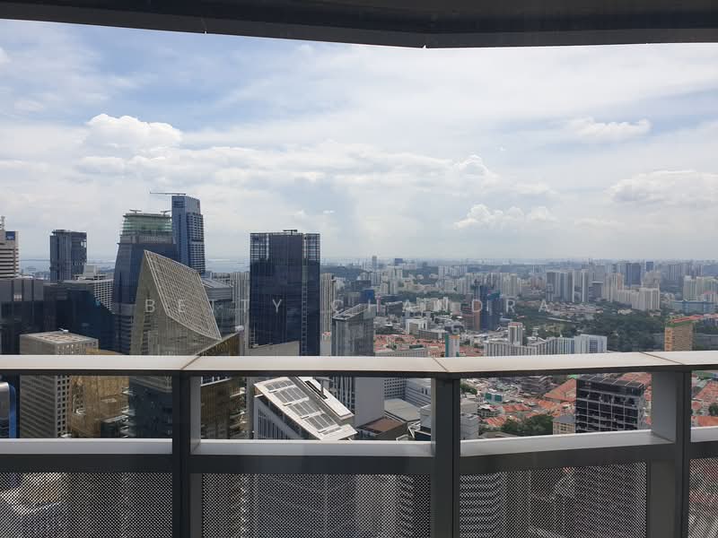 Marina Bay Suites, 3 Central Boulevard, 4 Bedrooms, 2,045 sqft, Apartment For Rent, by Betty Chandra, 19767384 - View from bedroom 3 and 4. towards city/ China town - PropertyGuru.com.sg