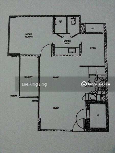 1Bed-689 sqft