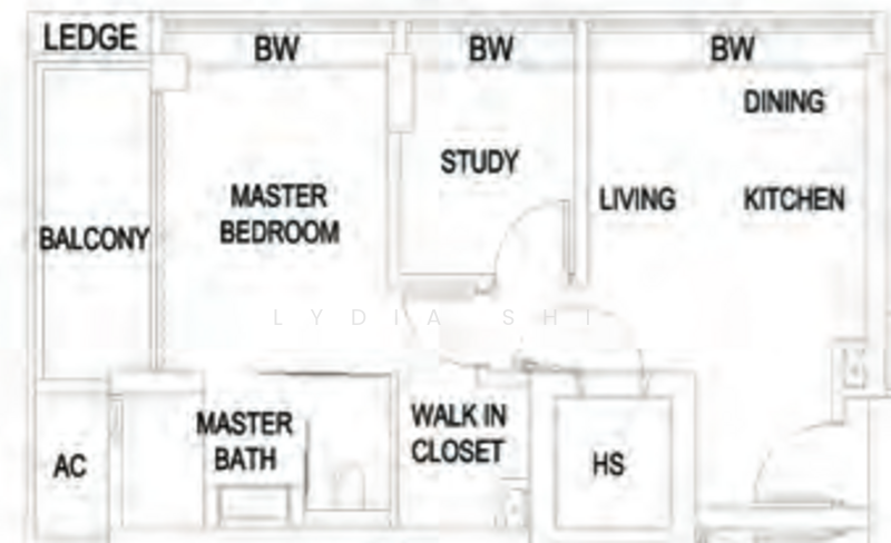 The Cape, 25 Amber Road, 1 Bedroom, 657 sqft, Apartment For Rent, by Lydia Shi, 19860901 - 1Bed-657 sqft - PropertyGuru.com.sg