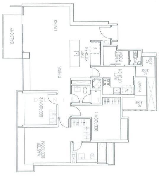 Domain 21, 21 Delta Road, Alexandra / Commonwealth, 3 Bedrooms, 1,281 sqft, Condominium For Rent, by Denise Tan, 19861366 - PropertyGuru.com.sg