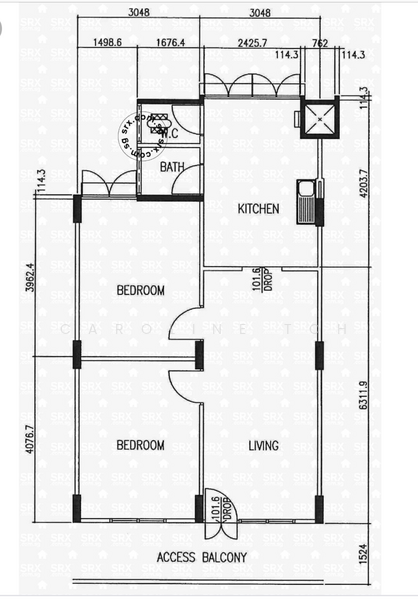 536 Bedok North Street 3, 536 Bedok North Street 3, 2 Bedrooms, 731 sqft, HDB Flat For Rent, by Caroline Toh, 19891184 - PropertyGuru.com.sg