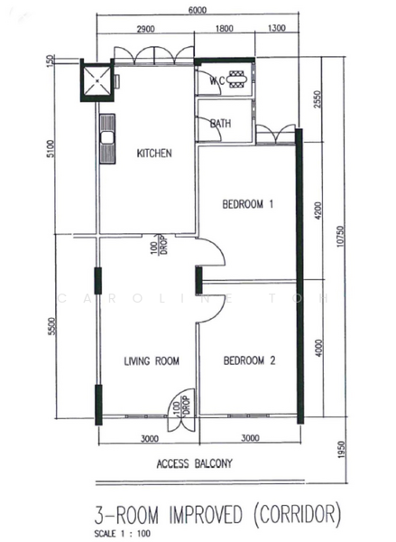 536 Bedok North Street 3, 536 Bedok North Street 3, 2 Bedrooms, 731 sqft, HDB Flat For Rent, by Caroline Toh, 19891184 - PropertyGuru.com.sg