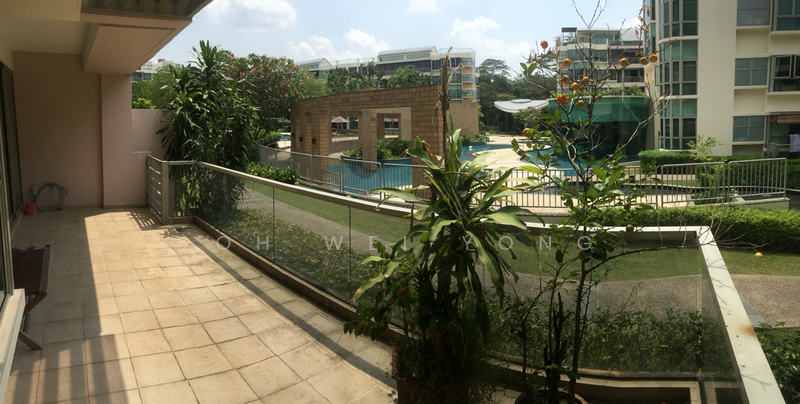 Pool and Clubhouse View fr Balcony