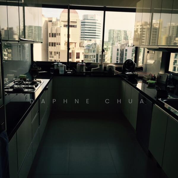 kitchen with windows all throughout