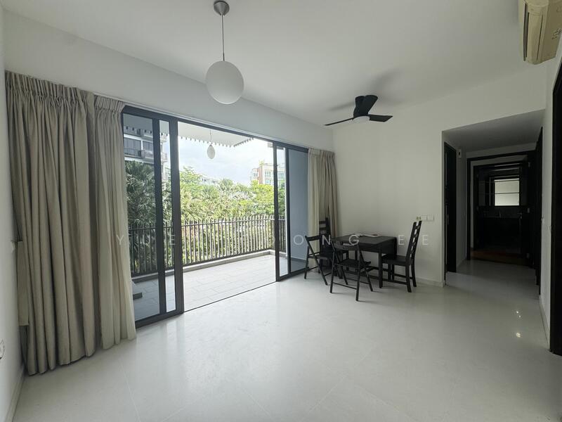 Living room cum dining area without furnitures