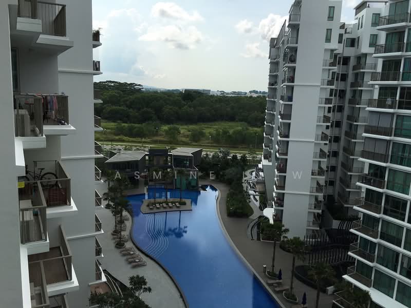 Ripple Bay, 10 Pasir Ris Link, 2 Bedrooms, 786 sqft, Condominium For Rent, by Jasmine Liew, 20036562 - Balcony view - PropertyGuru.com.sg