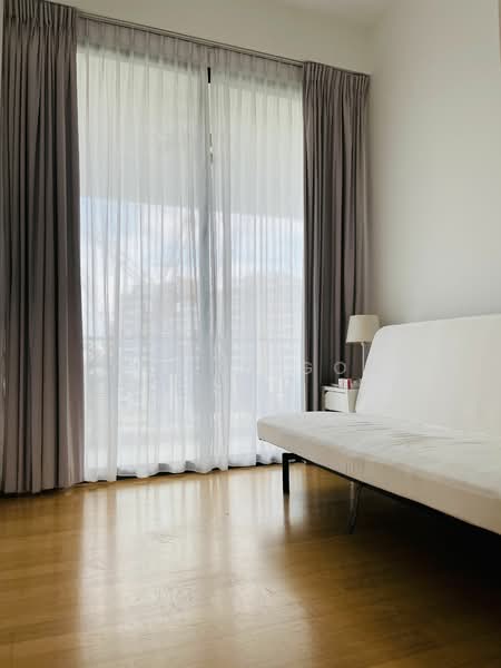 Parvis, 12 Holland Hill, 2 Bedrooms, 990 sqft, Condominium For Rent, by Yi Lin Goh, 20038247 - Second bedroom with sofa bed  - PropertyGuru.com.sg