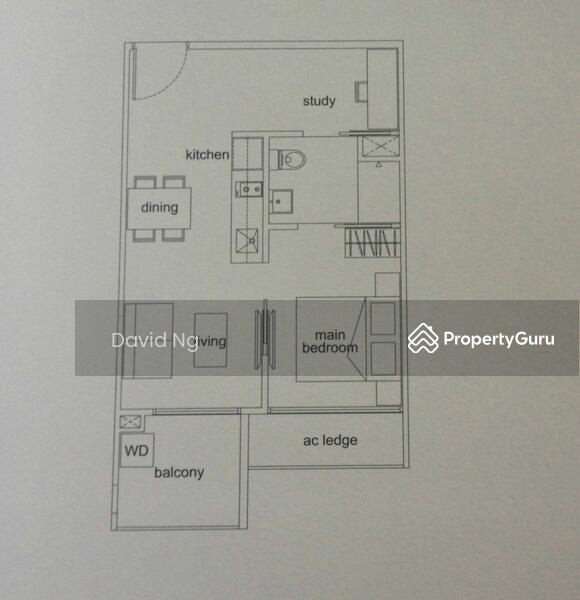 1Bed-495 sqft
