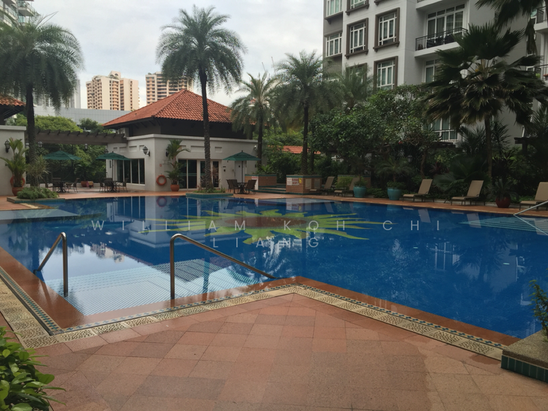 Robertson 100, 100 Robertson Quay, 2 Bedrooms, 883 sqft, Apartment For Rent, by William Koh Chi Liang, 20046944 - Pool Area - PropertyGuru.com.sg