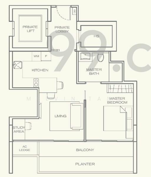 Three Balmoral, 3 Balmoral Road, 1 Bedroom, 615 sqft, Apartment For Rent, by Melvin Tang, 20059729 - PropertyGuru.com.sg