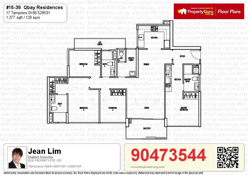 3Bed-1,098 sqft