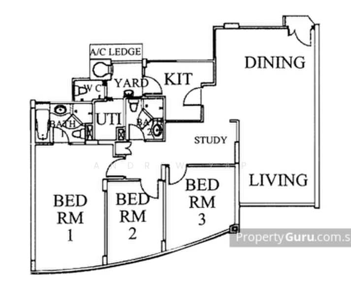Heritage View, 10 Dover Rise, 3 Bedrooms, 1,313 sqft, Condominium For Rent, by Andrew Yap, 20100393 - PropertyGuru.com.sg