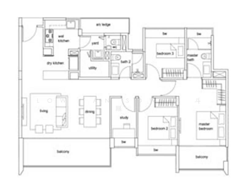 Hundred Trees Condominium For Sale at S$ 2,735,000 | PropertyGuru Singapore - 3Bed-1,302 sqft