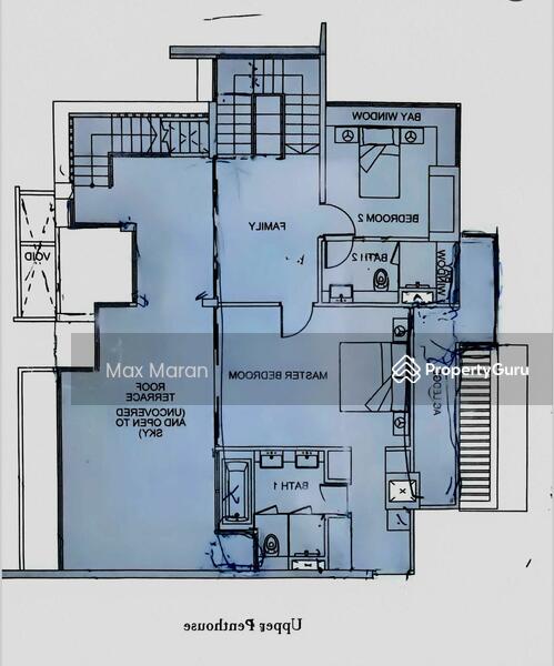 Level 24 (Upper floor penthouse- lift level)