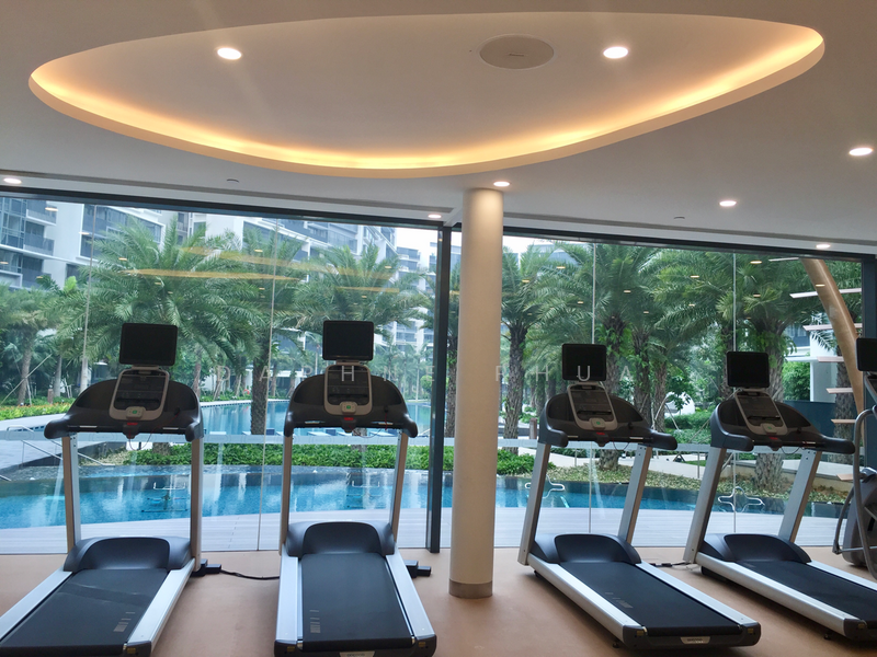 The Palette, 117 Pasir Ris Grove, 3 Bedrooms, 892 sqft, Condominium For Rent, by Daphne Phua, 20115517 - SPACIOUS AND WELL EQUIPPED GYM OVERLOOKING ENCHANTING POOL VIEW! - PropertyGuru.com.sg