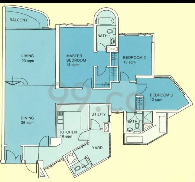 Valley Park, 473 River Valley Road, 3 Bedrooms, 1,701 sqft, Condominium For Rent, by Alan Toh K S, 20117130 - PropertyGuru.com.sg