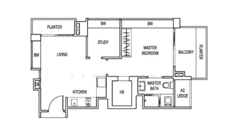 1Bed-603 sqft