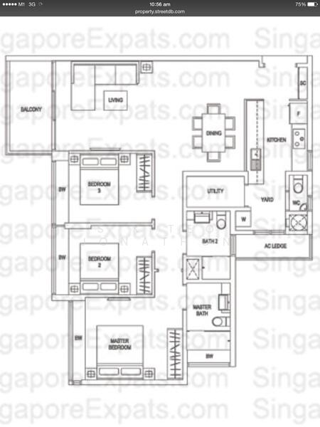 3Beds-1,216sqft