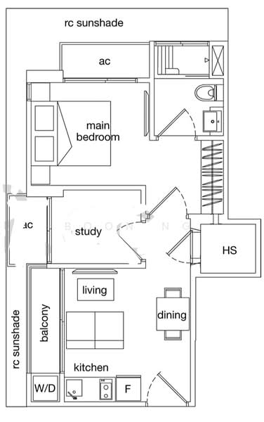Leicester Suites, 10 Leicester Road, 1 Bedroom, 452 sqft, Condominium For Rent, by Boon Ng, 20143181 - PropertyGuru.com.sg