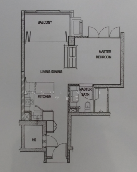 Hillsta, Phoenix Road, 1 Bedroom, 527 sqft, Condominium For Rent, by Jacqlyn Lee, 20167672 - PropertyGuru.com.sg