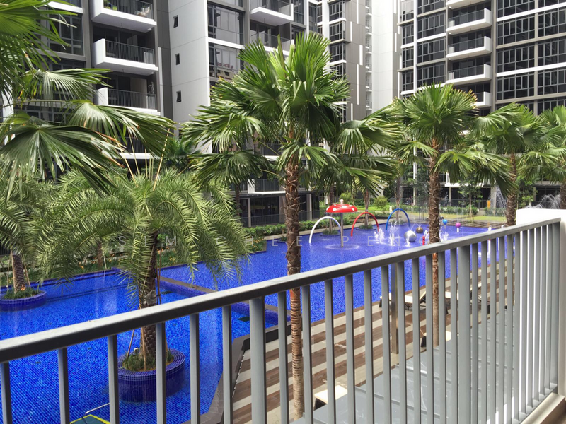 La Fiesta, 58 Sengkang Square, 3 Bedrooms, 840 sqft, Condominium For Rent, by Sim Chee Peng, 20175434 - Unblock Poolview View - PropertyGuru.com.sg