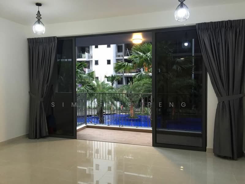 La Fiesta, 58 Sengkang Square, 3 Bedrooms, 840 sqft, Condominium For Rent, by Sim Chee Peng, 20175434 - Living Hall - PropertyGuru.com.sg