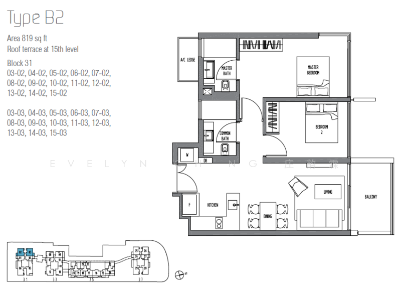Sennett Residence, 33 Pheng Geck Avenue, 2 Bedrooms, 819 sqft, Condominium For Rent, by Evelyn Ch'ng 庄韵霖, 20182816 - PropertyGuru.com.sg