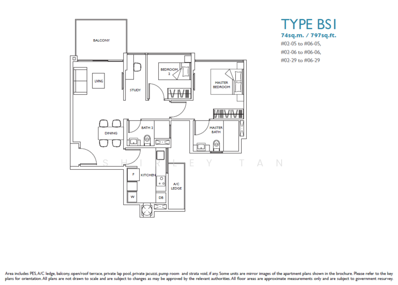 2Bed-797 sqft