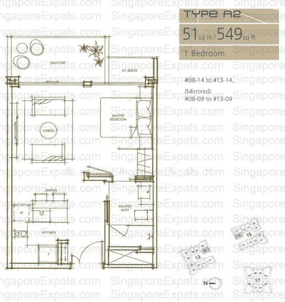 1Bed-549 sqft